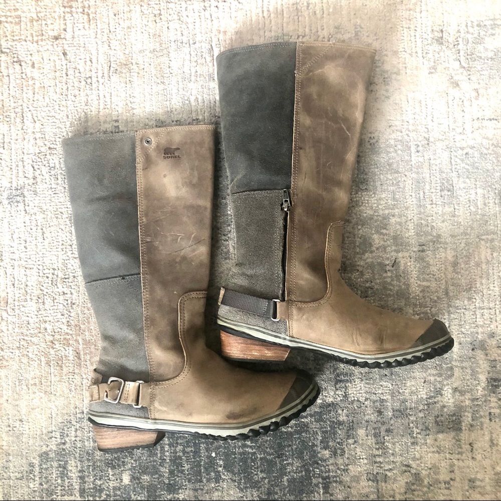 Sorel Slim-pack knee high riding Boot 10.5